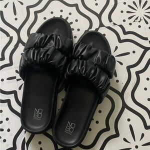 Black sandals